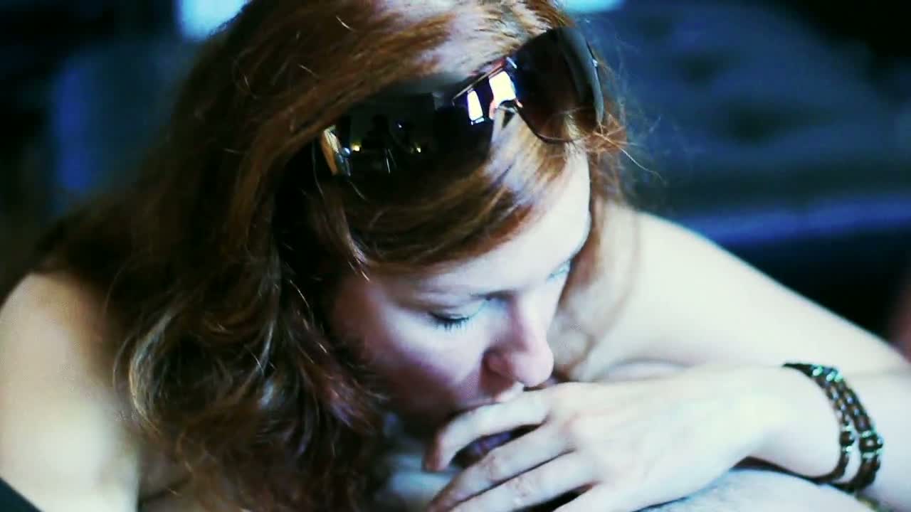 blue eyes in slow motion Art of blowjob