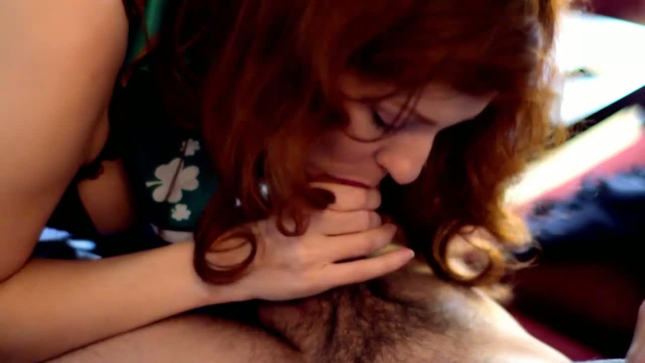irish for a day - sexy redhead blowjob Art of blowjob