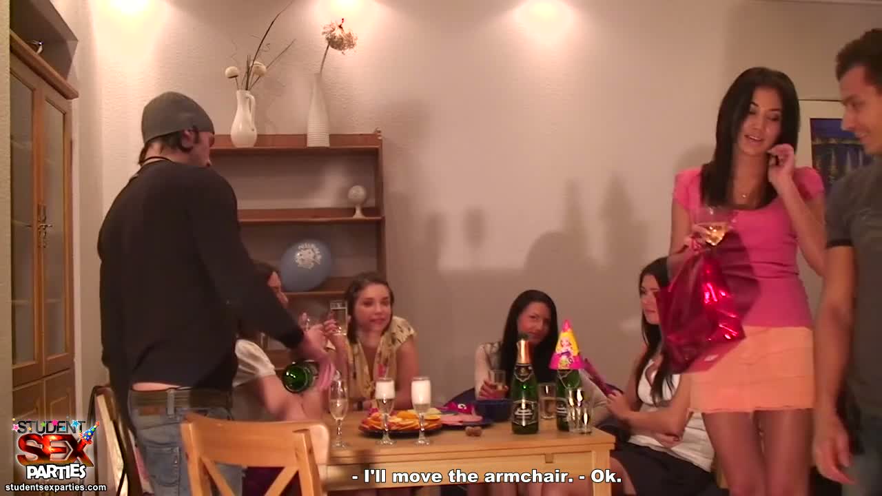 StudentSexParties - Creamy birthday bash -Scene 1
